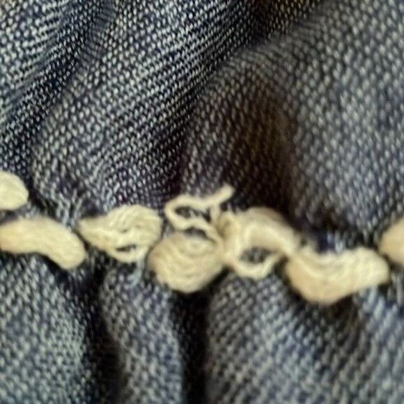 Conbipel Blue Fringe Scarf - Picture 11 of 15